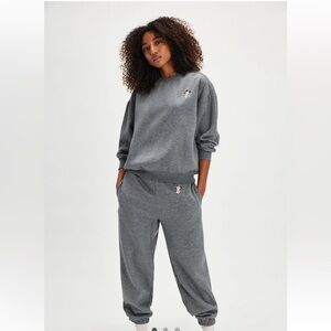 For Love And Lemons Gray Sweatsuit Set